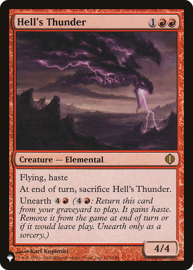 Hell's Thunder [LIST ALA-103]
