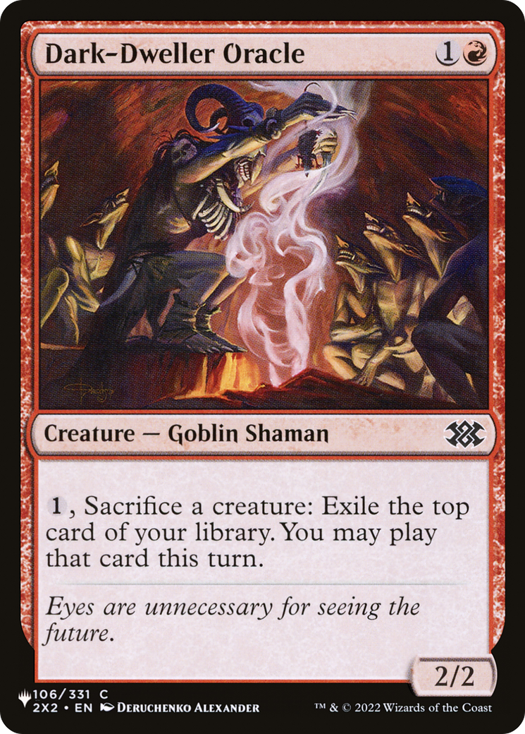 Dark-Dweller Oracle [LIST 106/024]