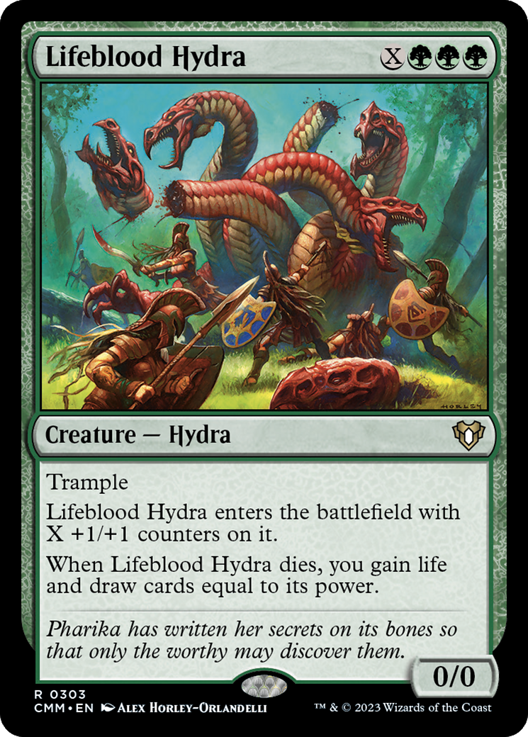 {R} Lifeblood Hydra [Commander Masters][CMM 303]