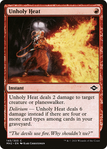{C} Unholy Heat [Modern Horizons 2][MH2 145]