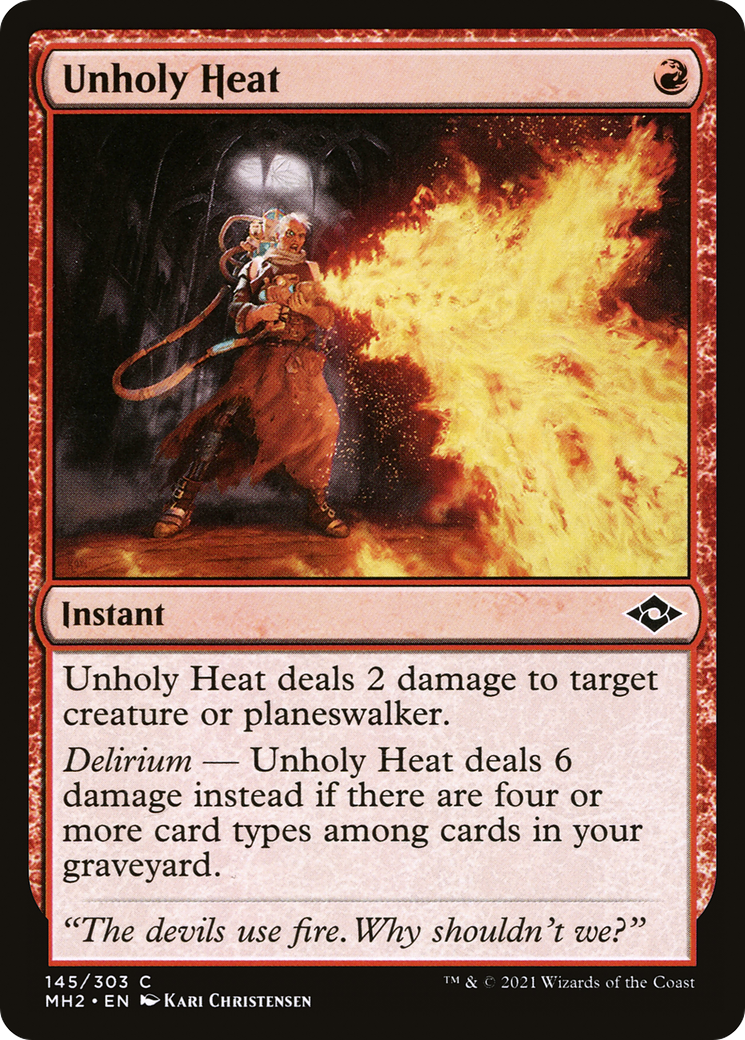 {C} Unholy Heat [Modern Horizons 2] [MH2 145]