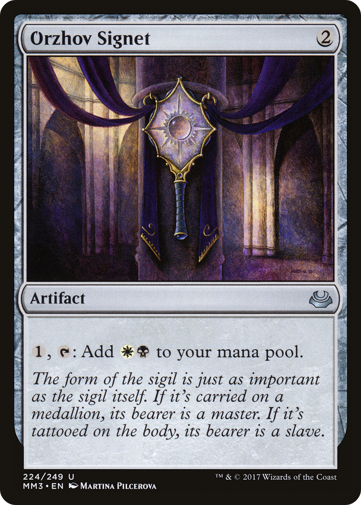 {C} Orzhov Signet [Modern Masters 2017][MM3 224]