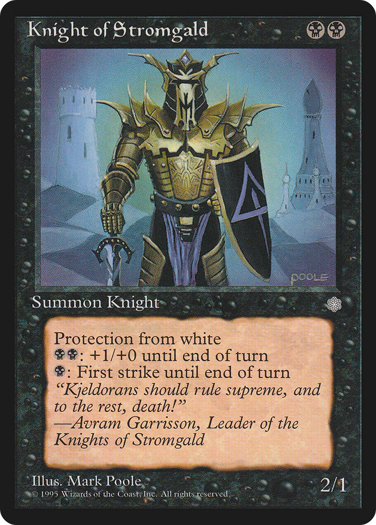 {C} Knight of Stromgald [Ice Age][ICE 138]