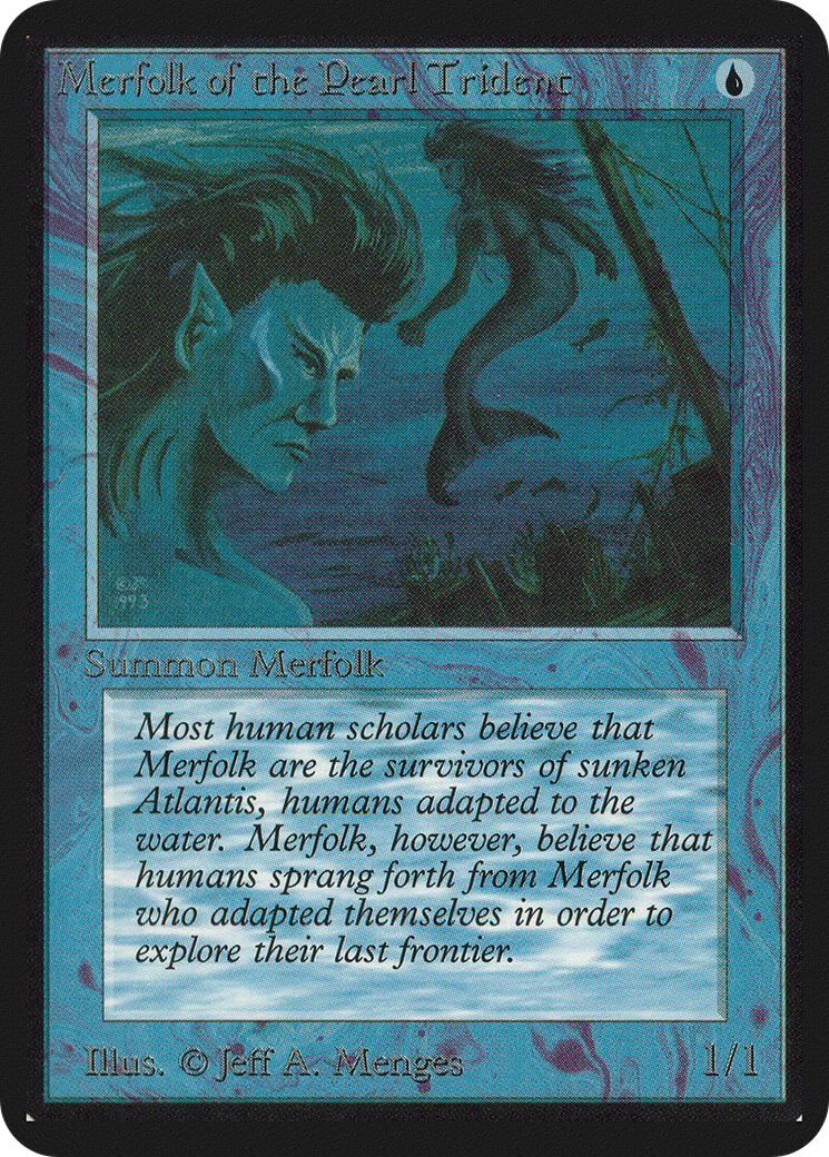 {C} Merfolk of the Pearl Trident [Alpha Edition][LEA 066]