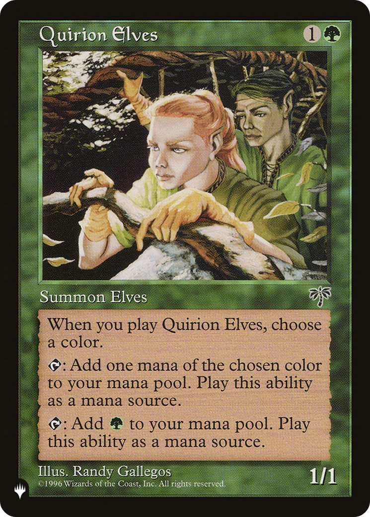 Quirion Elves [LIST ]