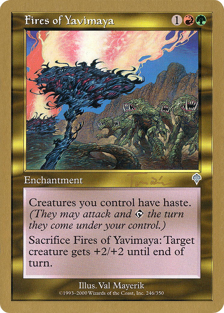 {C} Fires of Yavimaya (Jan Tomcani) [World Championship Decks 2001][GB WC01 JT246]