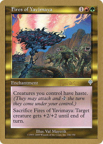 {C} Fires of Yavimaya (Jan Tomcani) [World Championship Decks 2001][GB WC01 JT246]
