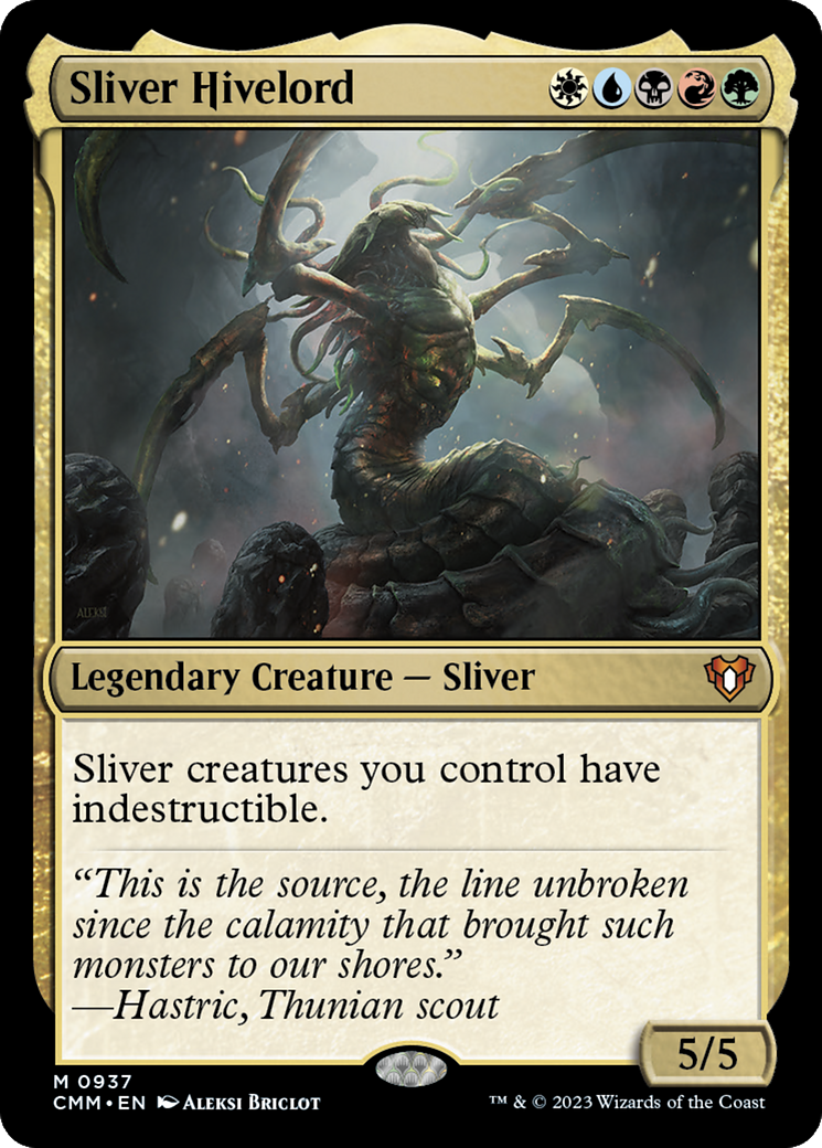 {R} Sliver Hivelord [Commander Masters][CMM 937]