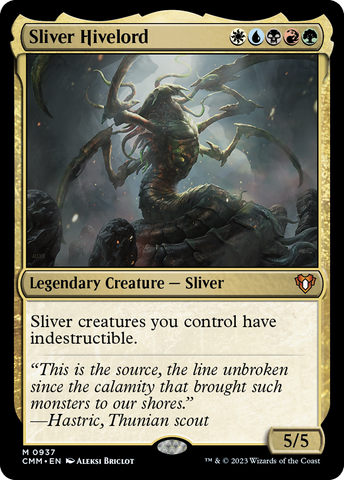 {R} Sliver Hivelord [Commander Masters][CMM 937]