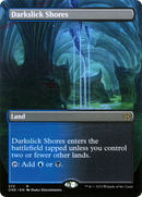 {R} Darkslick Shores (Borderless Alternate Art) [Phyrexia: All Will Be One][ONE 372]
