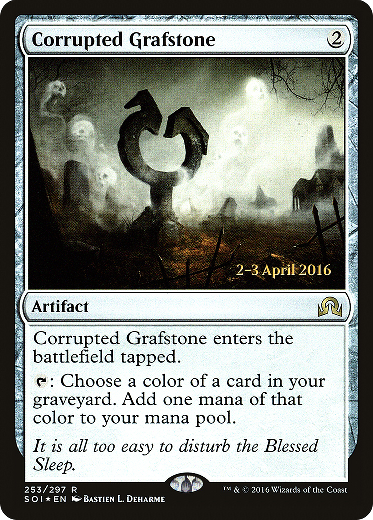 {R} Corrupted Grafstone [Shadows over Innistrad Prerelease Promos][PR SOI 253]