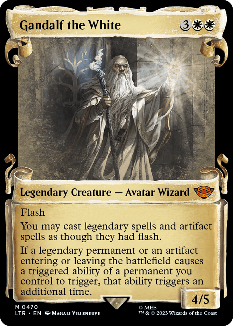 {R} Gandalf the White [The Lord of the Rings: Tales of Middle-Earth Showcase Scrolls][LTR 470]