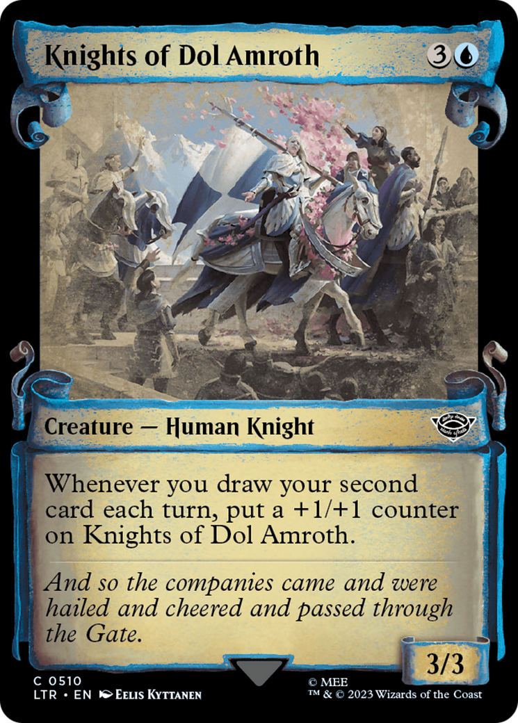 {C} Knights of Dol Amroth [The Lord of the Rings: Tales of Middle-Earth Showcase Scrolls][LTR 510]
