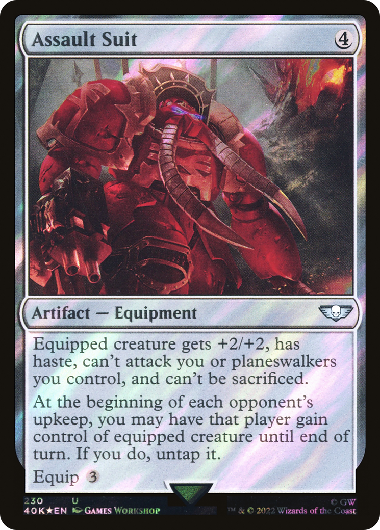 {C} Assault Suit (Surge Foil) [Universes Beyond: Warhammer 40,000][SF 40K 230]
