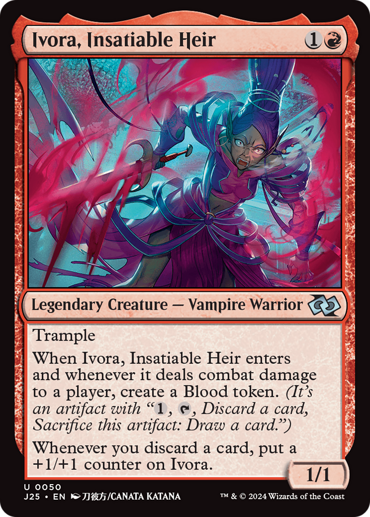 {C} Ivora, Insatiable Heir [Foundations Jumpstart][J25 050]