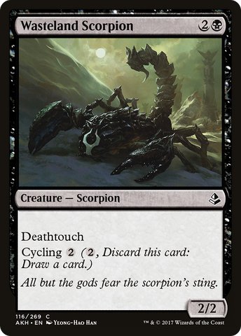 {C} Wasteland Scorpion [Amonkhet][AKH 116]