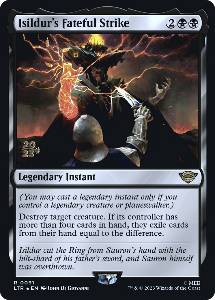 {R} Isildur's Fateful Strike [The Lord of the Rings: Tales of Middle-Earth Prerelease Promos][PR LTR 091]