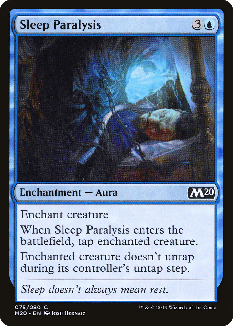 {C} Sleep Paralysis [Core Set 2020][M20 075]