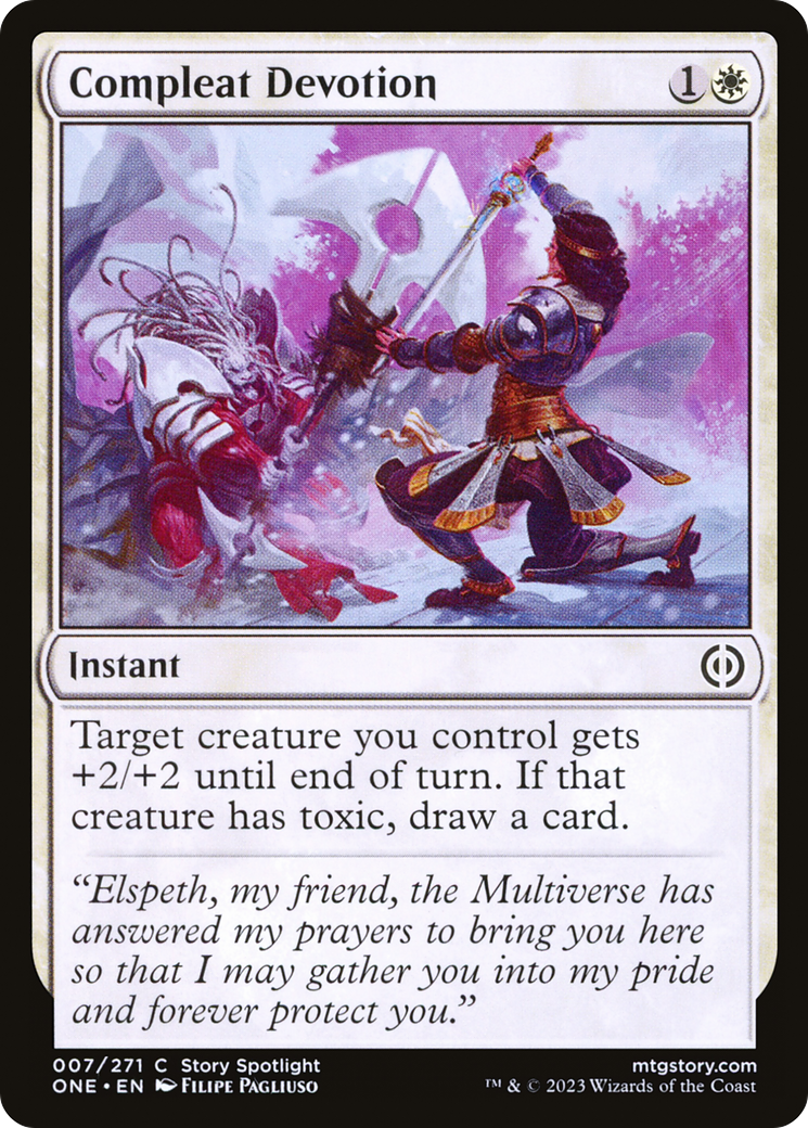 {C} Compleat Devotion [Phyrexia: All Will Be One][ONE 007]