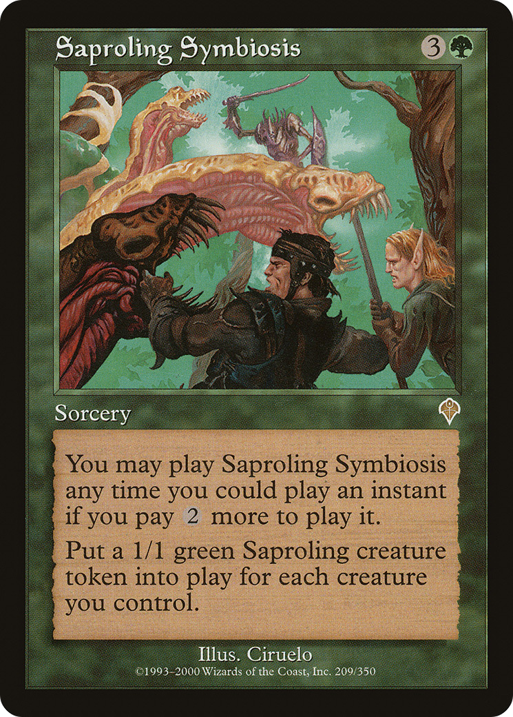 {R} Saproling Symbiosis [Invasion][INV 209] - Misty Mountain Games