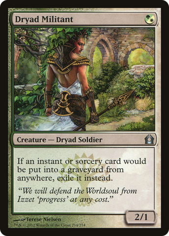 {C} Dryad Militant [Return to Ravnica][RTR 214]