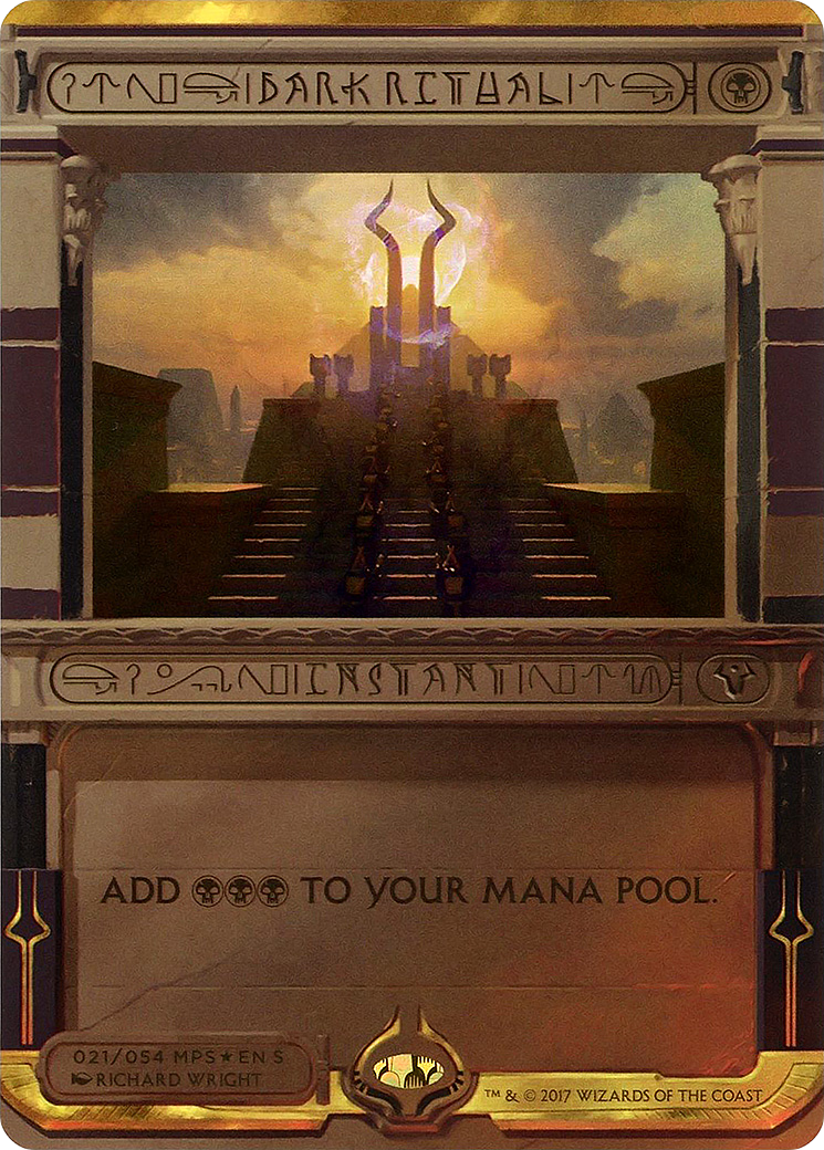 {R} Dark Ritual (Invocation) [Amonkhet Invocations][MP2 021] - Misty Mountain Games