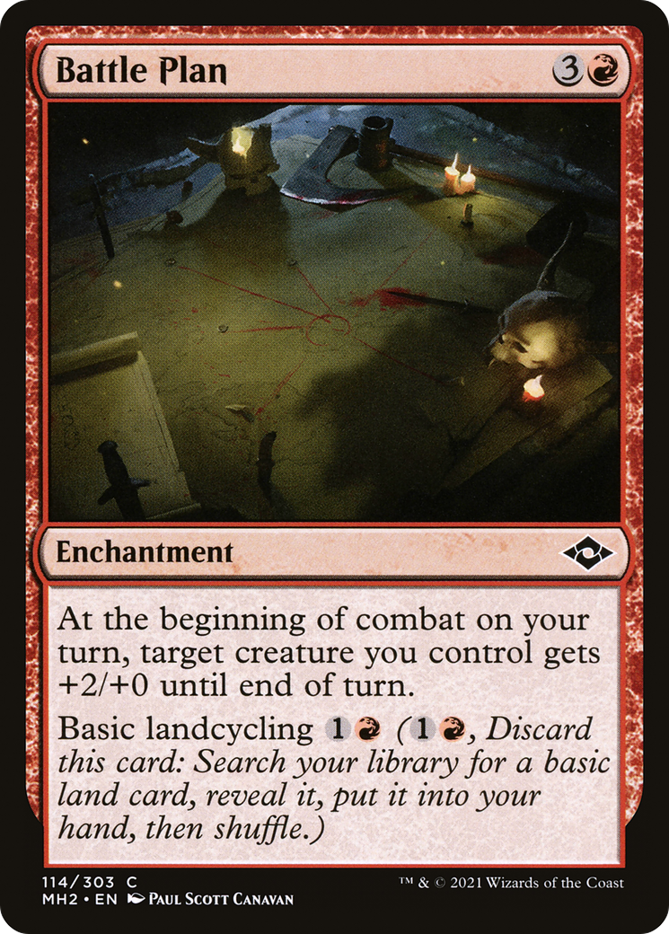 {C} Battle Plan (Foil) [Modern Horizons 2] [MH2 114]