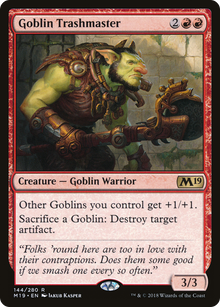 {R} Goblin Trashmaster [Core Set 2019][M19 144]