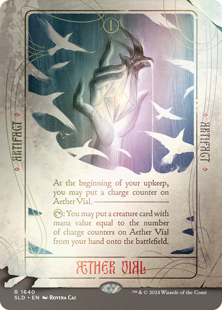 {R} Aether Vial (Rainbow Foil) [Secret Lair Drop Series][RBF SLD 1640]