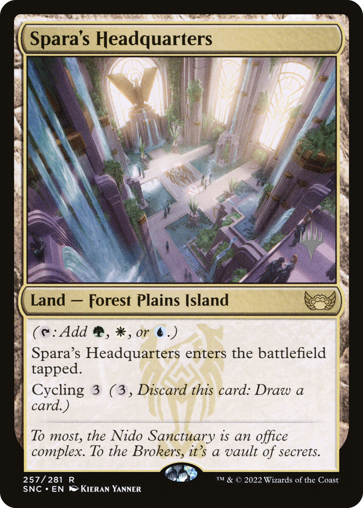 {R} Spara's Headquarters (Promo Pack) [Streets of New Capenna Promos][PP SNC 257]