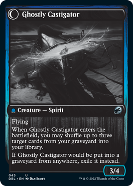 {C} Covetous Castaway // Ghostly Castigator [Innistrad: Double Feature][DBL 045]