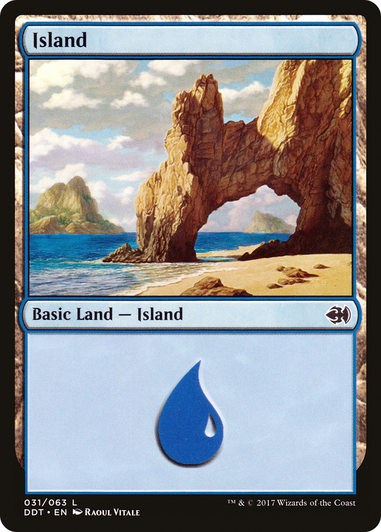 {B}[DDT 031] Island (31) [Duel Decks: Merfolk vs. Goblins]