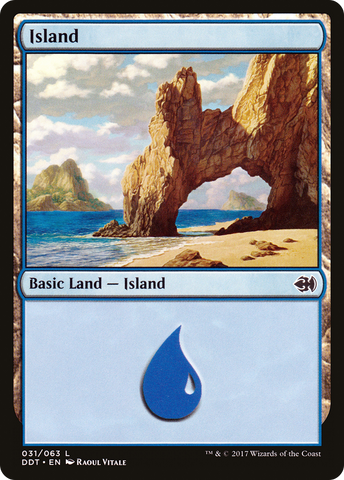 {B}[DDT 031] Island (31) [Duel Decks: Merfolk vs. Goblins]