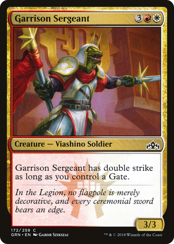 {C} Garrison Sergeant [Guilds of Ravnica][GRN 172]