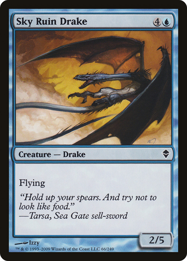 {C} Sky Ruin Drake [Zendikar][ZEN 066] - Misty Mountain Games