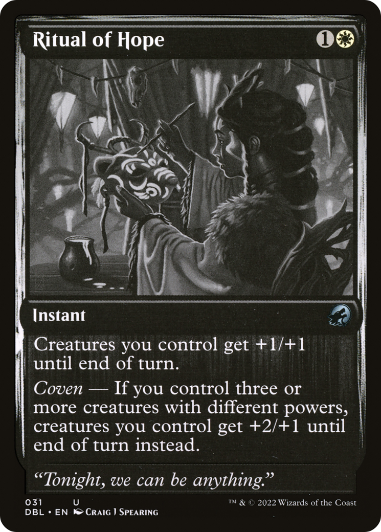 {C} Ritual of Hope [Innistrad: Double Feature][DBL 031]