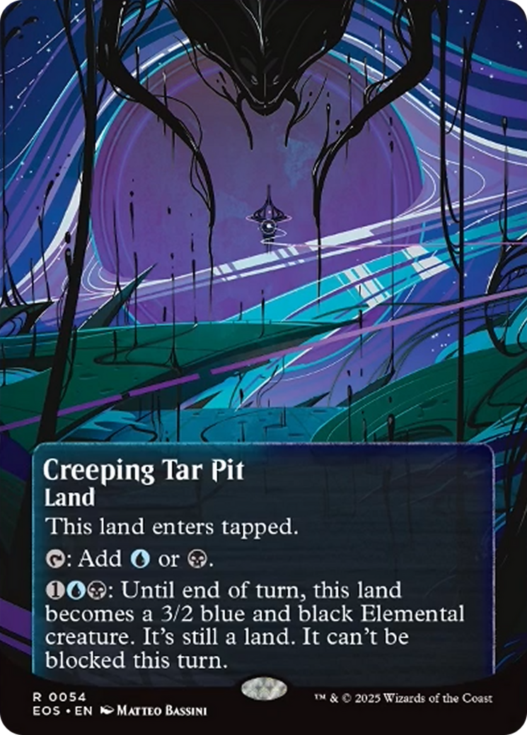{@@ EOC R} Creeping Tar Pit (0054) (Poster) [Edge of Eternities: Stellar Sights][EOS 054]