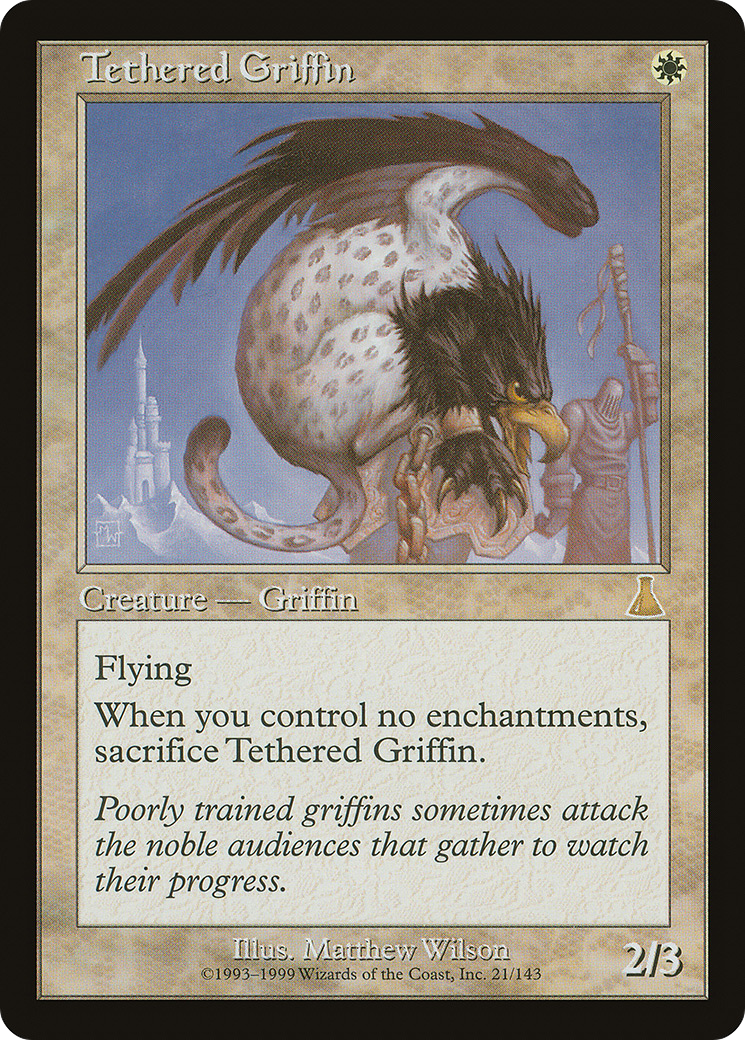 {R} Tethered Griffin [Urza's Destiny][UDS 021] - Misty Mountain Games