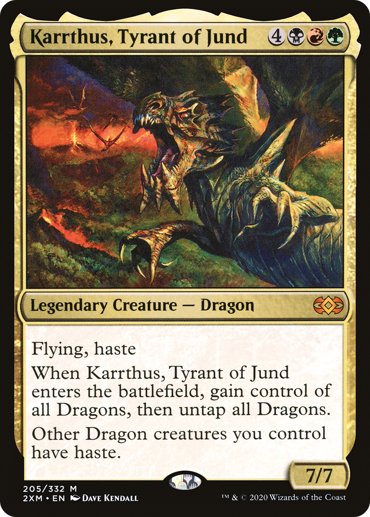 {R} Karrthus, Tyrant of Jund [Double Masters][2XM 205]