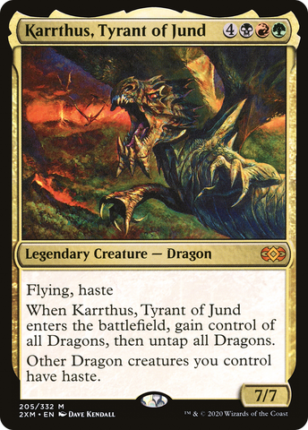 {R} Karrthus, Tyrant of Jund [Double Masters][2XM 205]