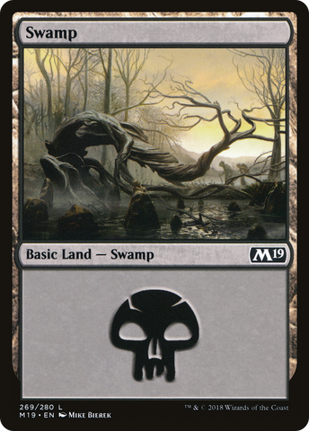 {B}[M19 269] Swamp (269) [Core Set 2019]