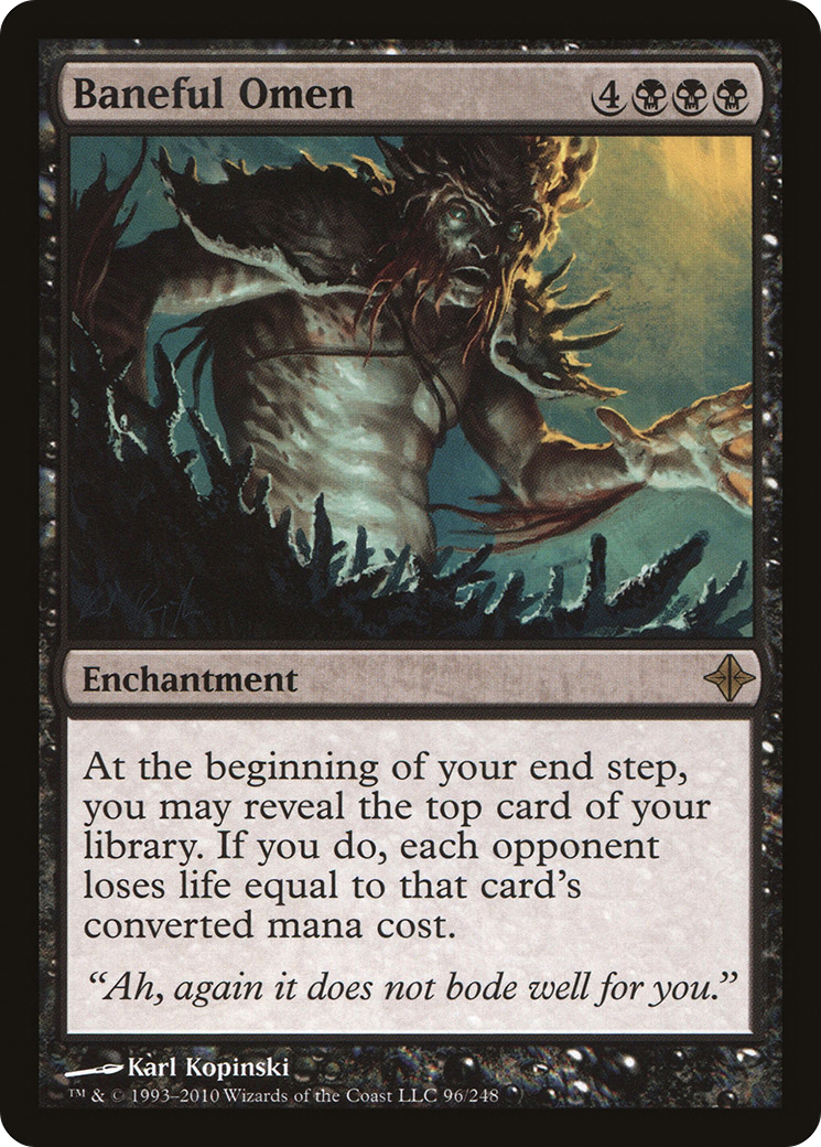 {R} Baneful Omen [Rise of the Eldrazi][ROE 096] - Misty Mountain Games