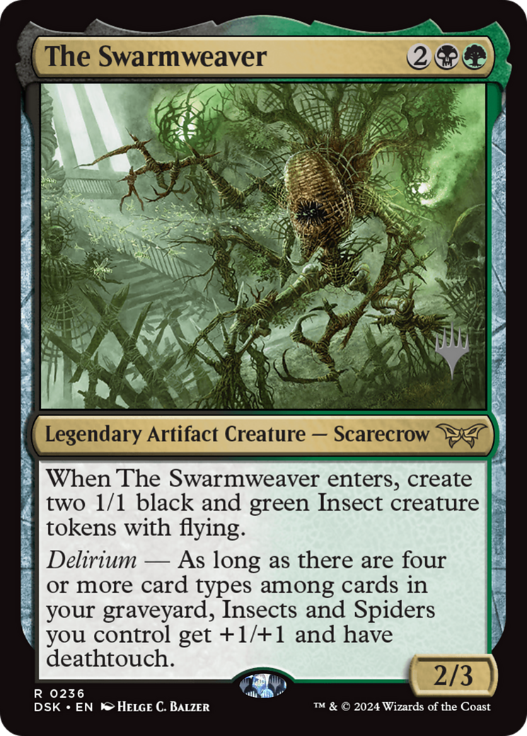 {@R} The Swarmweaver (0236) [Duskmourn: House of Horror Promos][PP DSK 236]