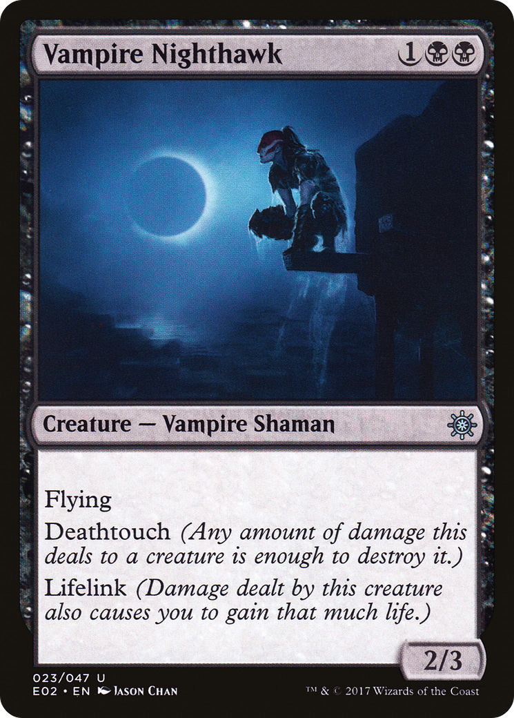 {C} Vampire Nighthawk [Explorers of Ixalan][E02 023]