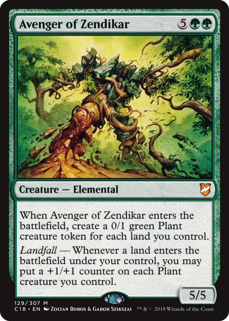 {R} Avenger of Zendikar [Commander 2018][C18 129] - Misty Mountain Games