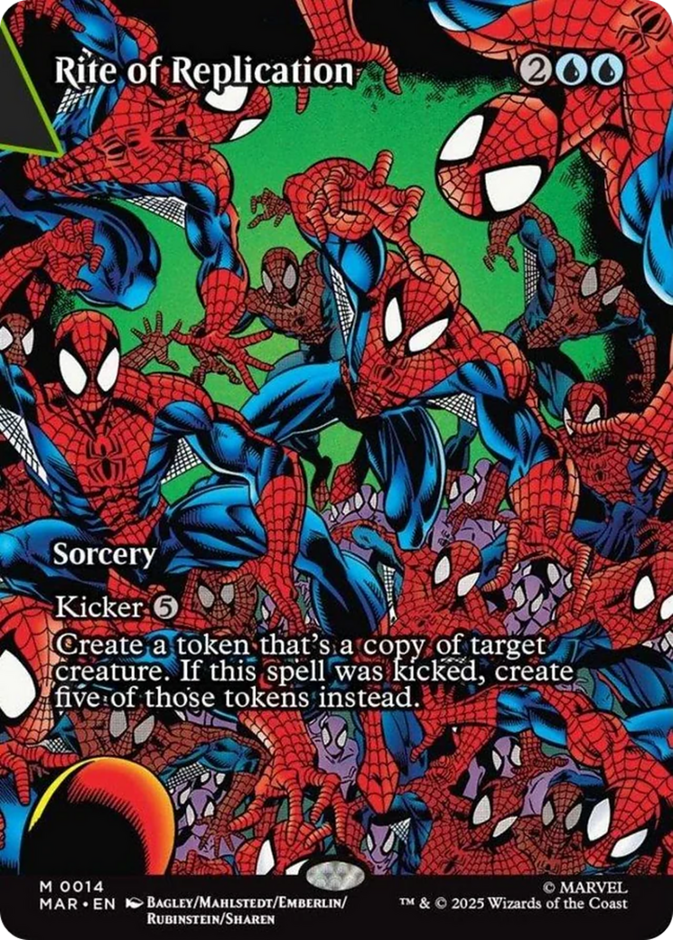 {@@ MAR R} Rite of Replication (Borderless) [Marvel's Spider-Man: Eternal-Legal] [SPE 014]