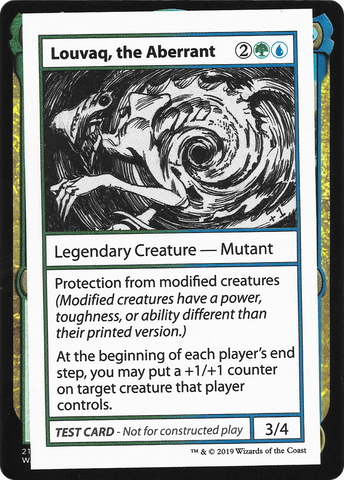 {R} Louvaq, the Aberrant (2021 Edition) [Mystery Booster Playtest Cards][CMB1 095]