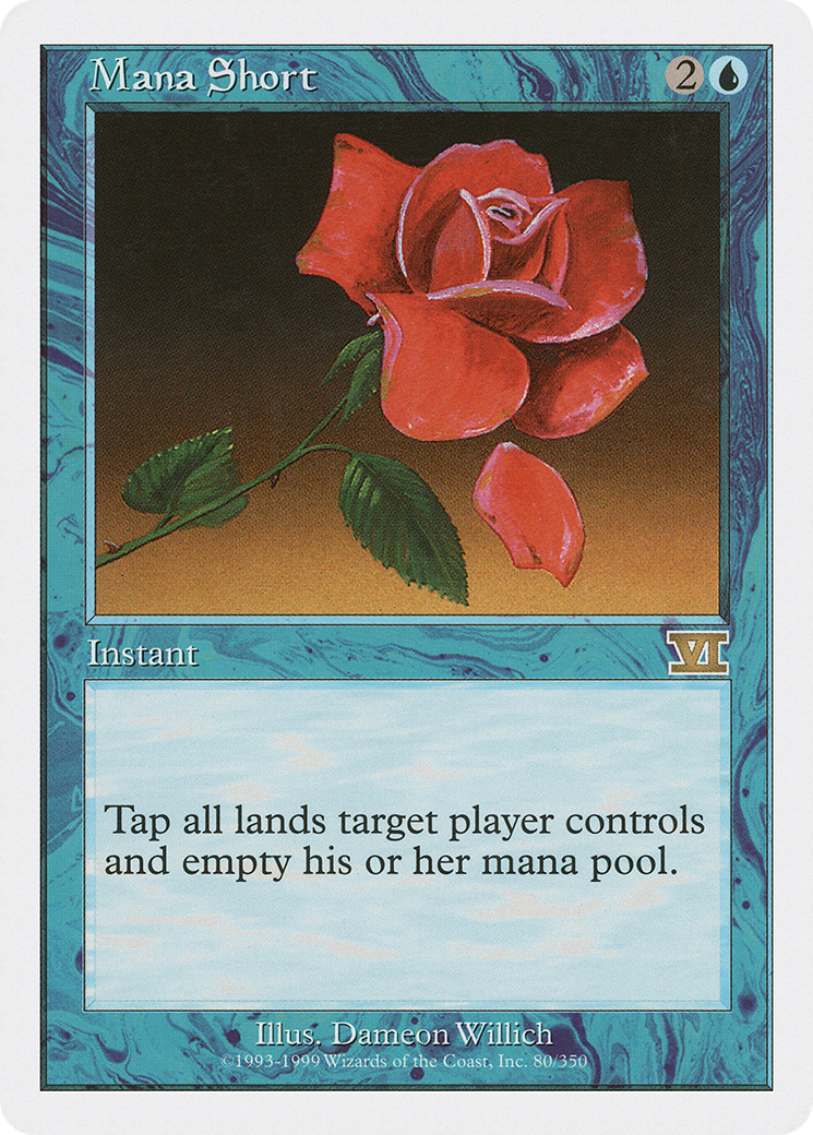 {R} Mana Short [Classic Sixth Edition][6ED 080] - Misty Mountain Games
