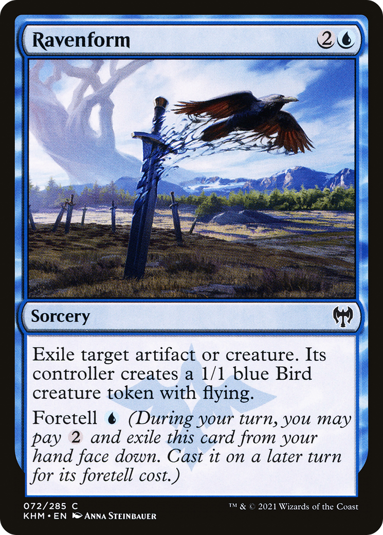 {C} Ravenform [Kaldheim][KHM 072]