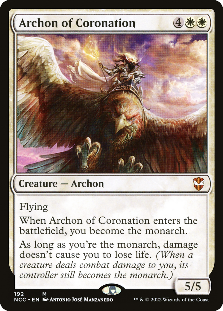 {R} Archon of Coronation [Streets of New Capenna Commander][NCC 192]